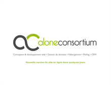 Tablet Screenshot of alone-consortium.com
